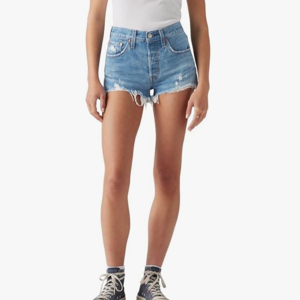 Levi's Blue Denim Shorts, 30, NWOT